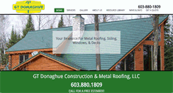 Desktop Screenshot of donaghueconstruction.com
